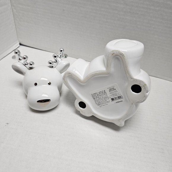 2009 Harry Slatkin Reindeer Jingles Scented Candle Signed Fresh Balsam Rare - Picture 10 of 16